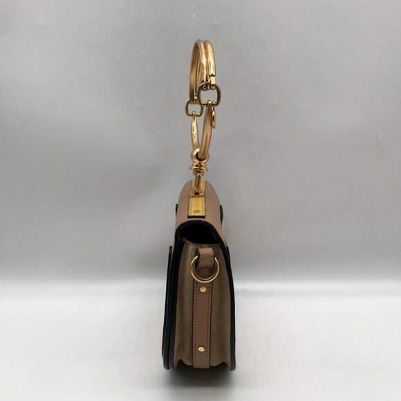 Chloe Beige Leather Nile Bracelet Bag - Picture 3 of 12